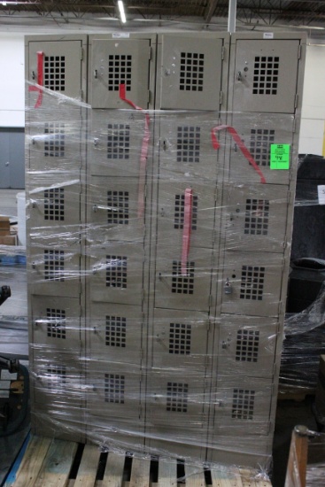 Set Of Employee Lockers