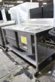 5' Stainless Table W/ Warming Wells