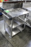 Small Stainless 3-Tier Cart