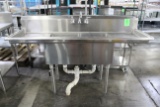 Stainless Steel Two Compartment Sink