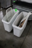 Portable Plastic Ingredient Bins