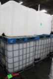 Large Plastic Containers (2) In Steel Cages