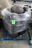 Pallet Of Torpedo Trash Cans