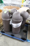 Pallet Of Torpedo Trash Cans
