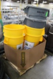 Pallet Of Trash Cans