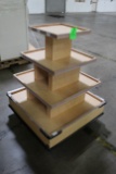 Four Tier Wooden Merchandiser