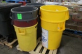Pallet Of Trash Cans