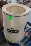 Wooden Barrel Merchandiser
