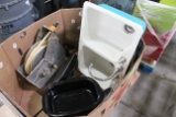 Sink Basin, Slow Cooker And Hose W/ Reel