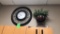 Wall Clock And Faux Plant