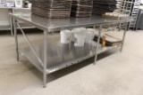 8’ Stainless Bakery Table