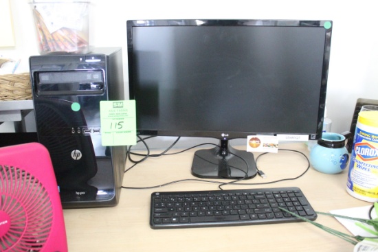 HP Pro Desktop PC W/ LG Monitor