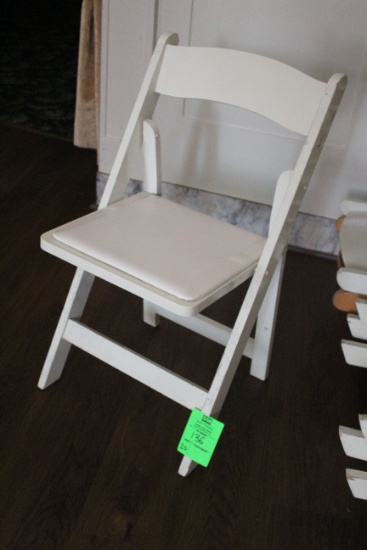Padded Wooden Folding Chairs