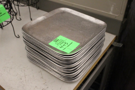 Group Of 12x12” Stainless Plates