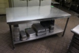 6' Stainless Steel Table