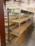 Backroom storage shelving / Qty 6