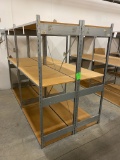Backroom storage shelving / Qty 4