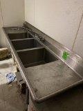 Stainless Steel 3 compartment sink