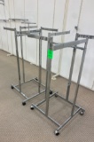 4 Way clothing rack / Qty 2