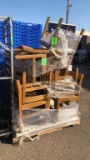 Pallet Of Wooden Chairs