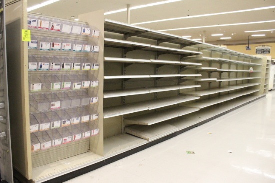 39' Of Hussmann Gondola Shelving SOLD BY FOOT