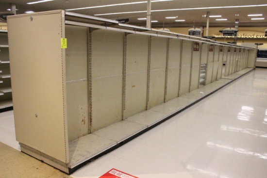 65' Of Hussmann Gondola Shelving SOLD BY FOOT