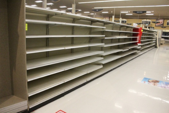 65' Of Hussmann Gondola Shelving SOLD BY FOOT