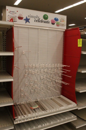3' Shelving Top Peg Style Merchandiser