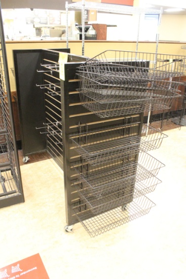 Portable Slat Style Merchandiser