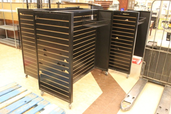 Portable Slat Style Merchandisers