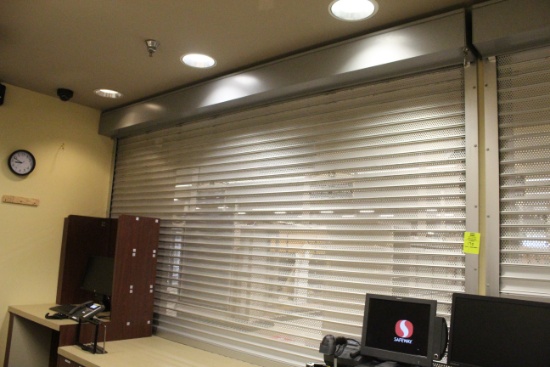136" Wide Roll-Up Window Gate