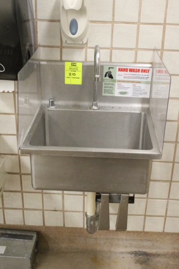 Knee-Operated Hand Sink