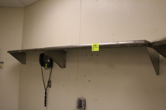 4' Stainless Wall Shelves