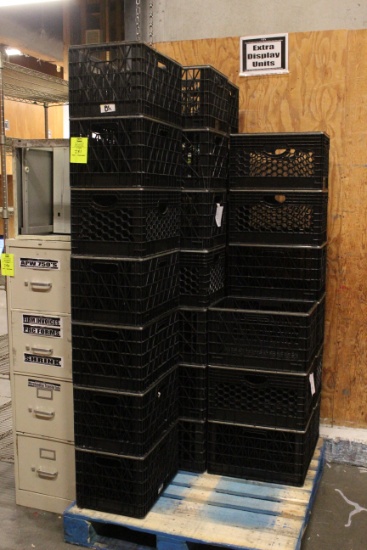 Pallet Of Plastic Crates