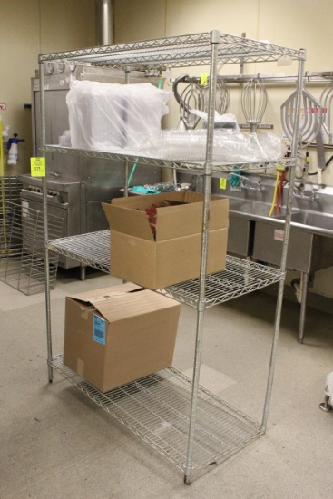 4' Metro Rack W/ Contents