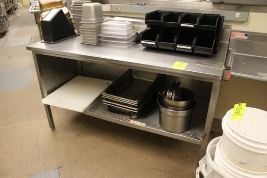 5' Stainless Steel Table