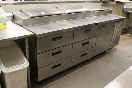Delfield 99" Refrigerated Prep Table