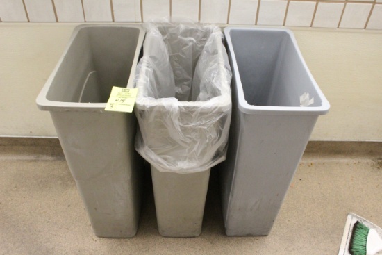 Assorted Trash Cans