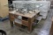 Wooden Table W/ Sneeze Guard