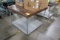 Wood Top Merchandising Table