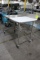Win-Holt 4' Stainless/Poly Table On Casters