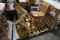 Pallet Of Wooden Chairs And Side Tables