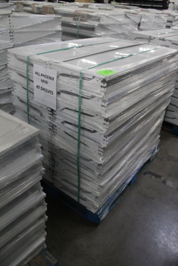 Pallet Of 48x16" Hill Phoenix Case Shelves