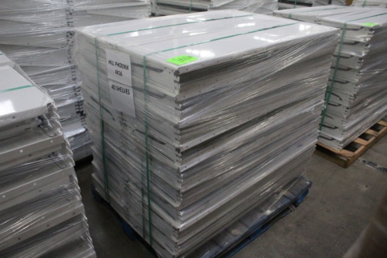 Pallet Of 48x16" Hill Phoenix Case Shelves
