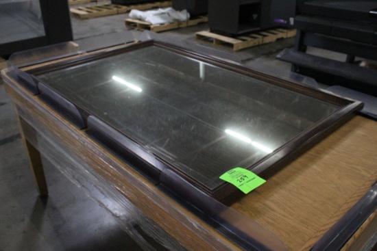Wood-Framed Mirror