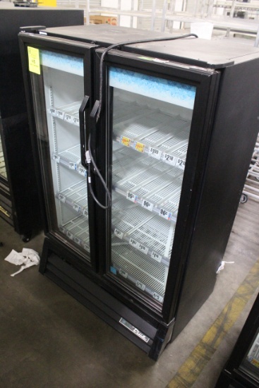 True Two Glass Door Cooler