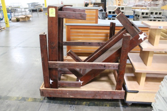 Pallet Of Assorted Sized Wooden Tables