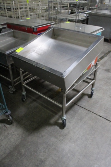 Portable Stainless Iced Produce Merchandiser