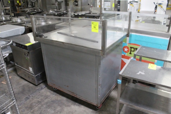 Stainless Steel Demo/Sample Cart