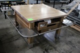Wooden Merchandising Table
